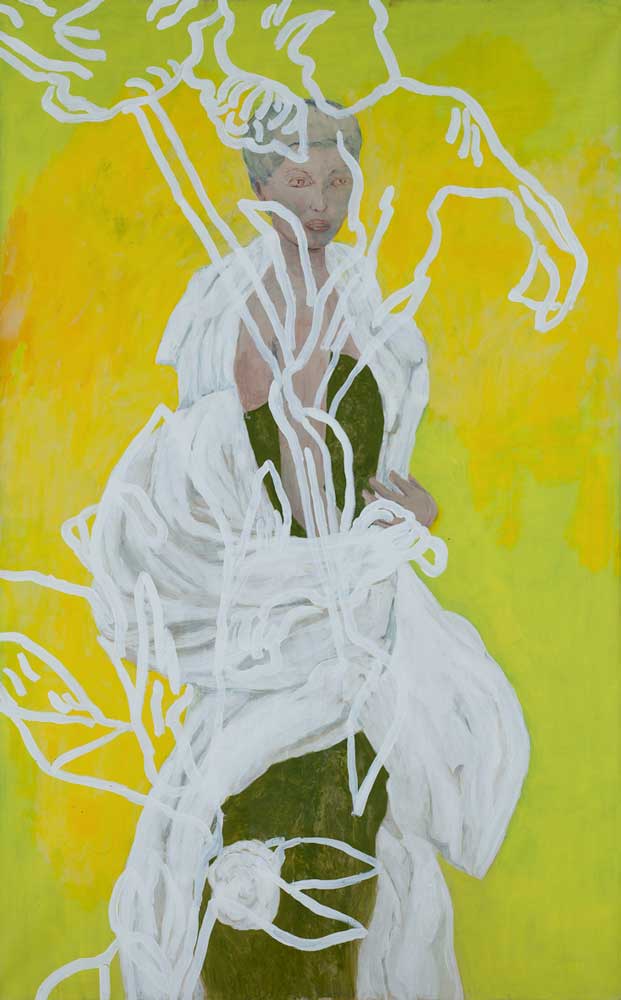 Hans-Sieverding-Gelbe-Frau-2007-Acry-auf-Leinwand Hans-Sieverding-Gelbe-Frau-2007-Acry-auf-Leinwand